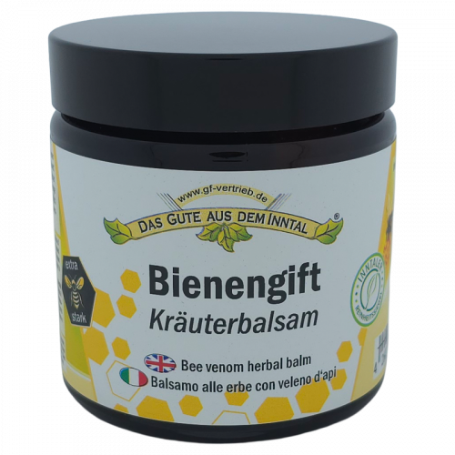 Bienengift Kräuterbalsam 110ml Glastiegel